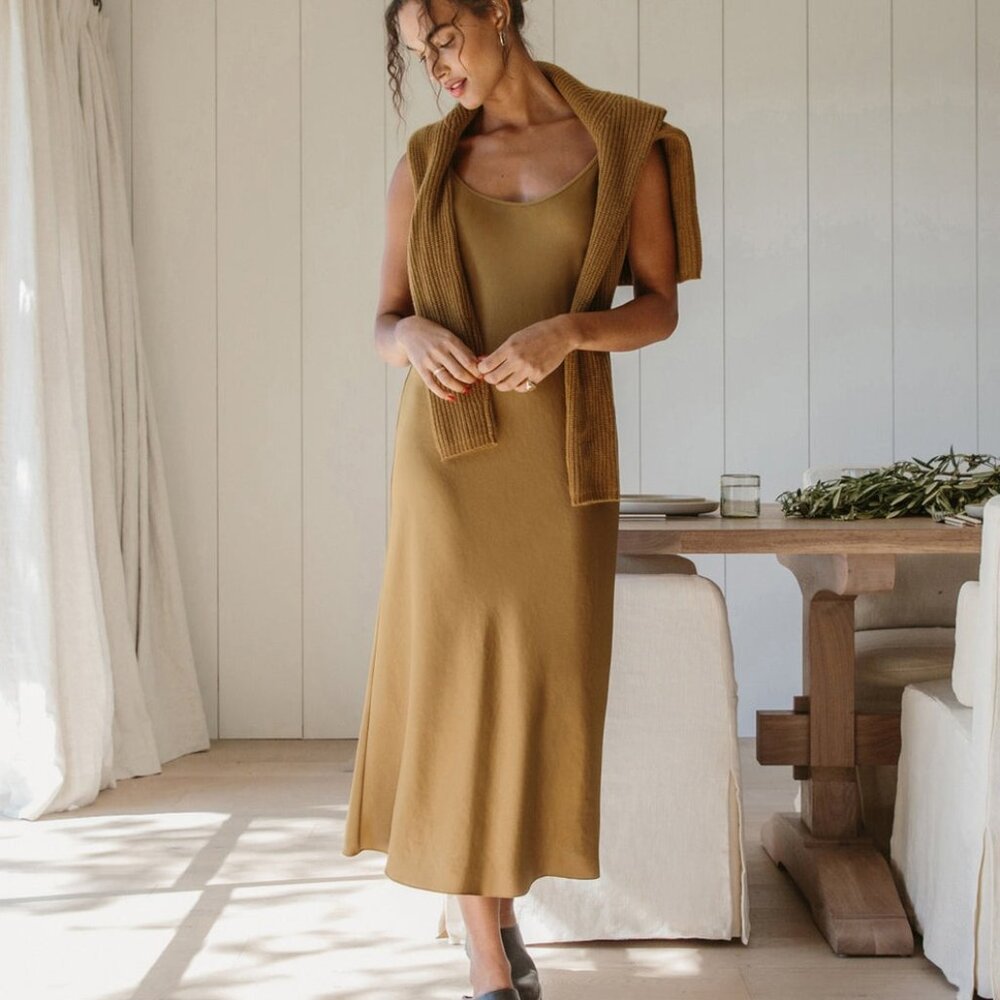 Jenni Kayne Satin Slip Dress
